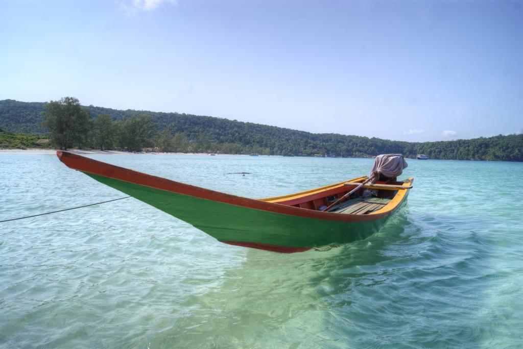 Green Blue Beach Hostel Koh Rong Sanloem Exterior foto