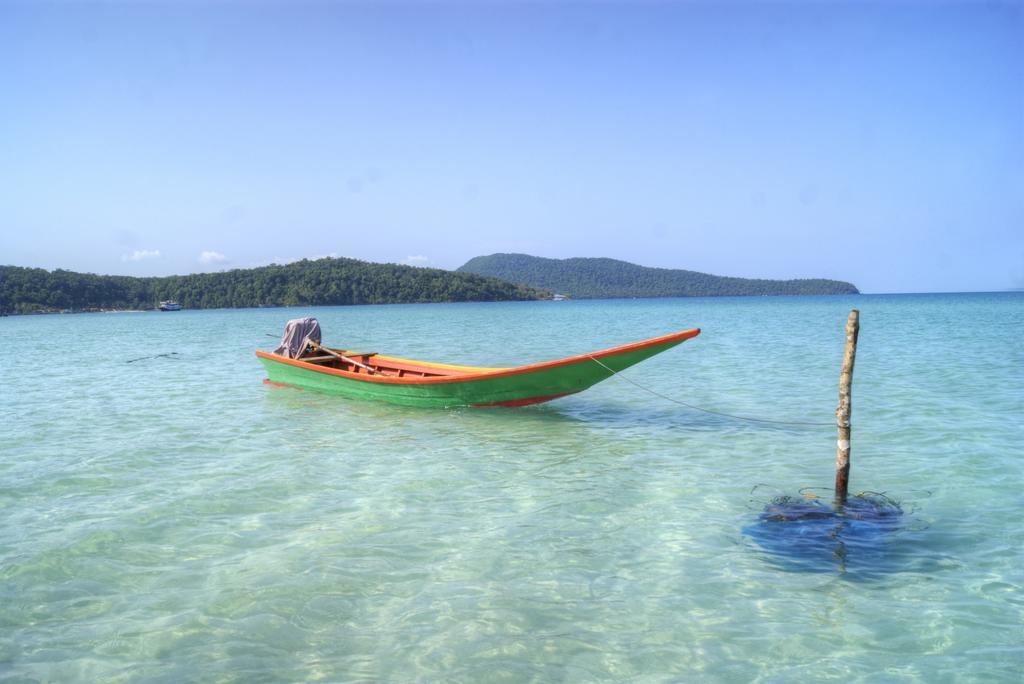 Green Blue Beach Hostel Koh Rong Sanloem Exterior foto